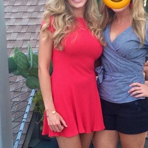 Urban Outfitters Red Dress - cute & comfy for games! ⚾️🏈